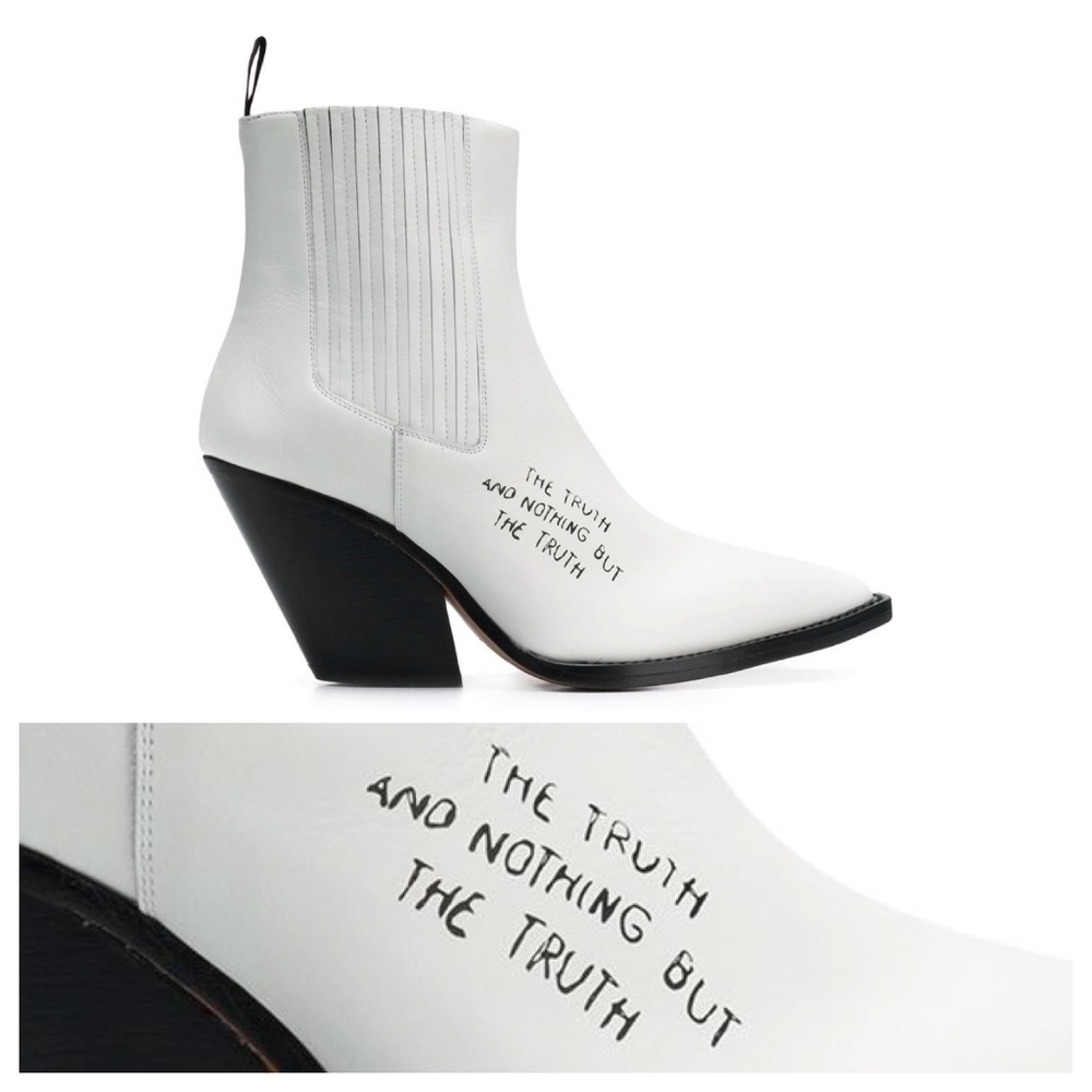 IRO The Truth Leather Ankle Boot Western Bootie